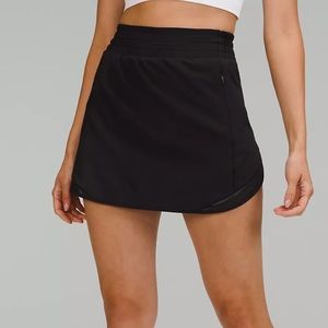 Hotty Hot High Rise Black Lululemon Skirt